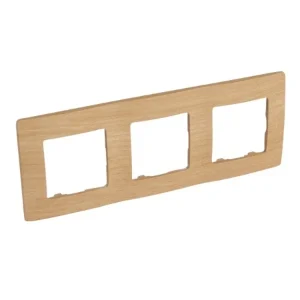РАМКА 3Х NILOE СВЕТЛО ДЪРВО - Image 1