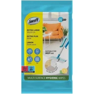 SWIFT МОКРИ КЪРПИ ЗА МОП, ЛИМОН 20БР. - Image 1