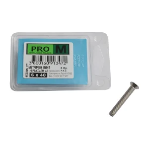PRO M МЕТРИЧЕН ВИНТ 6.0Х40/3БР. А2 - Image 1