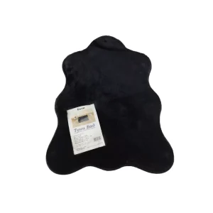 КИЛИМЧЕ БЪНИ ФИГУРА, ЧЕРНО, ГУМИРАН ГРЪБ, 55Х80 СМ - Image 1