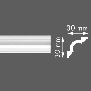 СТИРОПОРЕН КОРНИЗ LX40, 30Х30ММ, 2М - Image 1