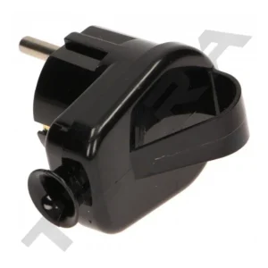 ЩЕПСЕЛ 2P+Z 16A 250V, С РИНГ, ЧЕРЕН - Image 1