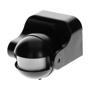 ДЕТЕКТОР PIR ОТКРИТО НА СТЕНА 180°, 12M, 1200W, IP44 - Image 1