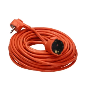 УДЪЛЖИТЕЛ 2P+E ШУКО 16A, 3X1.5MM, 2-30M, IP20, ОРАНЖЕВ - Image 1