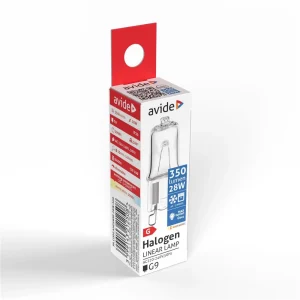 ХАЛОГЕННА КРУШКА AVIDE HALOGEN G9 28W 300° - Image 1