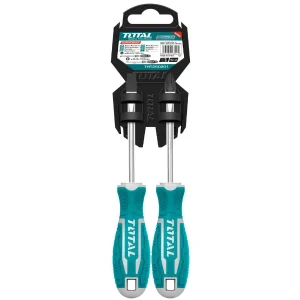 КОМПЛЕКТ ОТВЕРТКИ С ДЪРЖАЧ TOTAL,SL, PH, CRV, 2 ЧАСТИ - Image 1