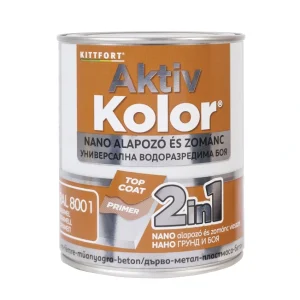 БОЯ АКТИВ КОЛОР 0,75л, RAL8001 КАРАМЕЛ - Image 1