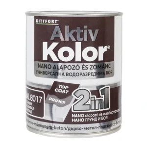 БОЯ АКТИВ КОЛОР 0,75л, RAL8017 ШОКОЛАД - Image 1