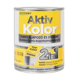 БОЯ АКТИВ КОЛОР 0,75л, RAL1018 ЦИНКОВО ЖЪЛТ - Image 1