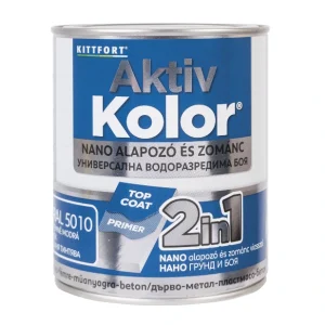 БОЯ АКТИВ КОЛОР 0,75л, RAL5010 СИНЯ ТИНТЯВА - Image 1