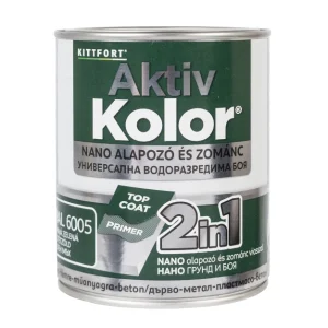 БОЯ АКТИВ КОЛОР 0,75л, RAL6005 ЗЕЛЕН МЪХ - Image 1