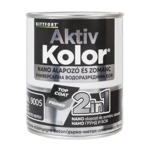 БОЯ АКТИВ КОЛОР 0,75л, RAL9005 ЧЕРЕН - Image 1