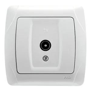 ТВ РОЗЕТКА, 12 DB, БЯЛО, КАРМЕН VIKO - Image 1